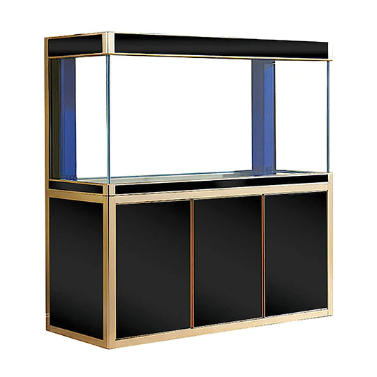 135 Gallon Aquarium - Black & Gold