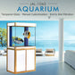 100 Gallon Aquarium - White & Gold